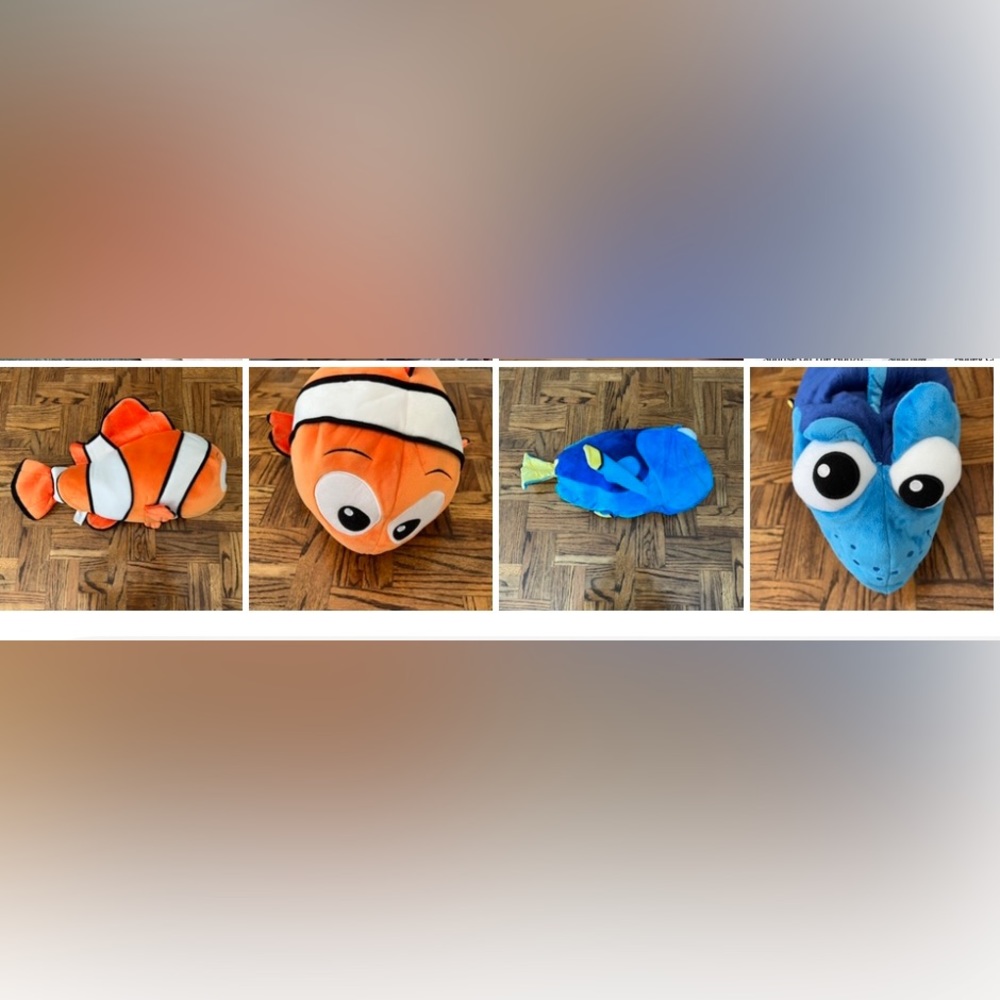 Nemo and Dory Convertible Plush